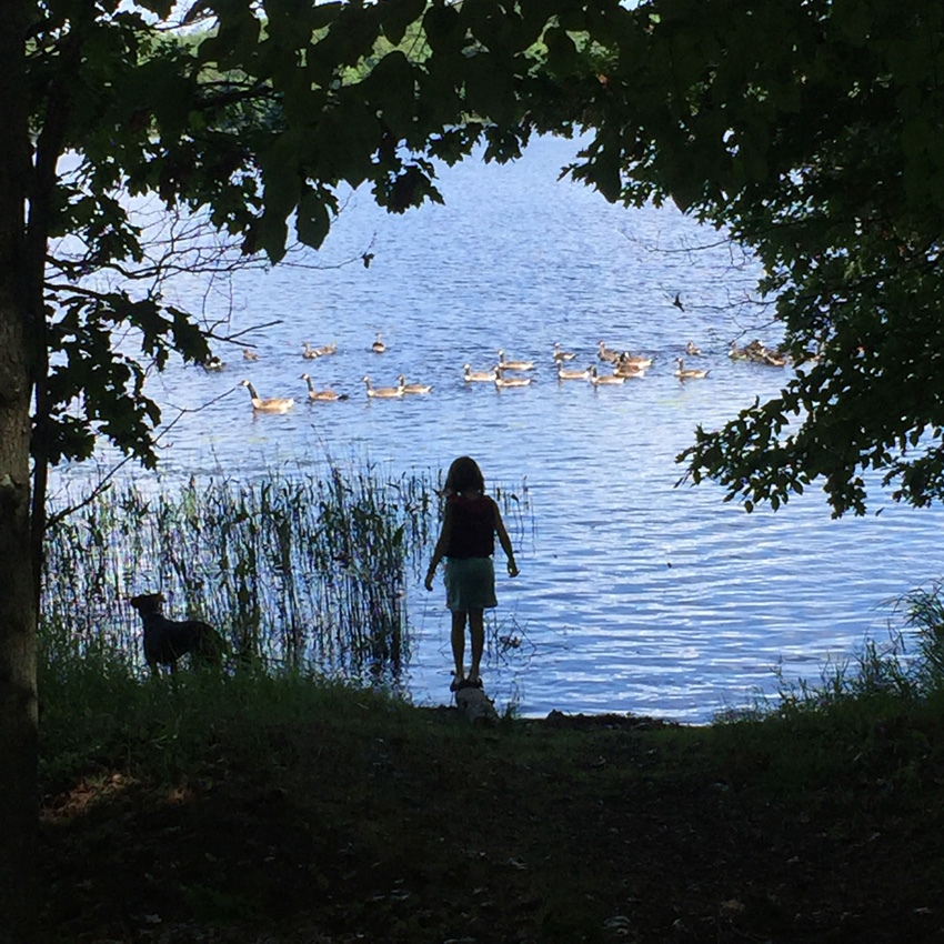 Kya at Lake Emma